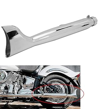 Amazon | フィッシュテールマフラーエキゾーストパイプ、21